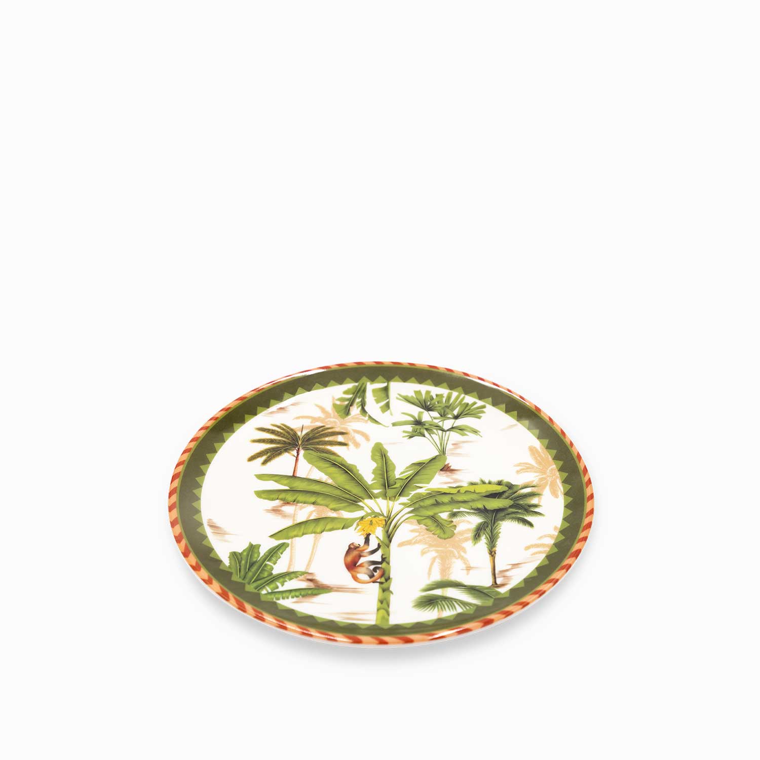 Plato palmeras mono 20 cm