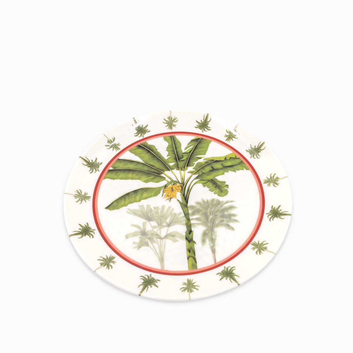 Plato palmeras mono 26 cm