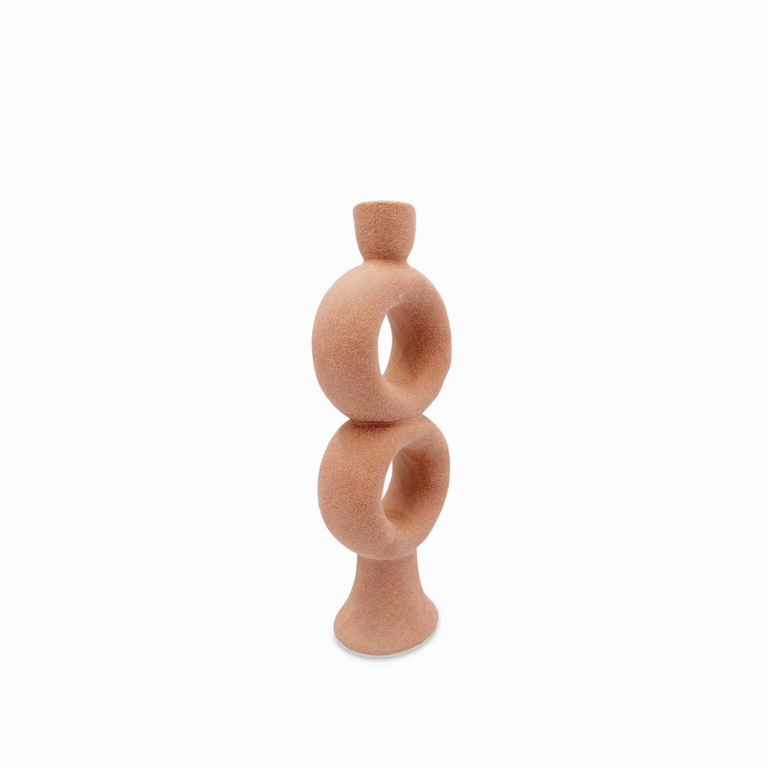 Candelabro Doble Aro Cafe