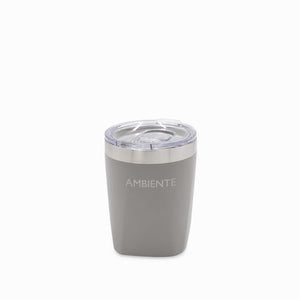 Vaso doble pared gris 300ml