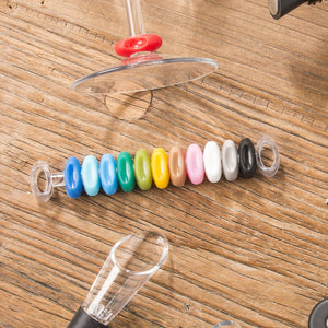 Identificadores de copas set x12-2-AMBIENTE GOURMET MÉXICO