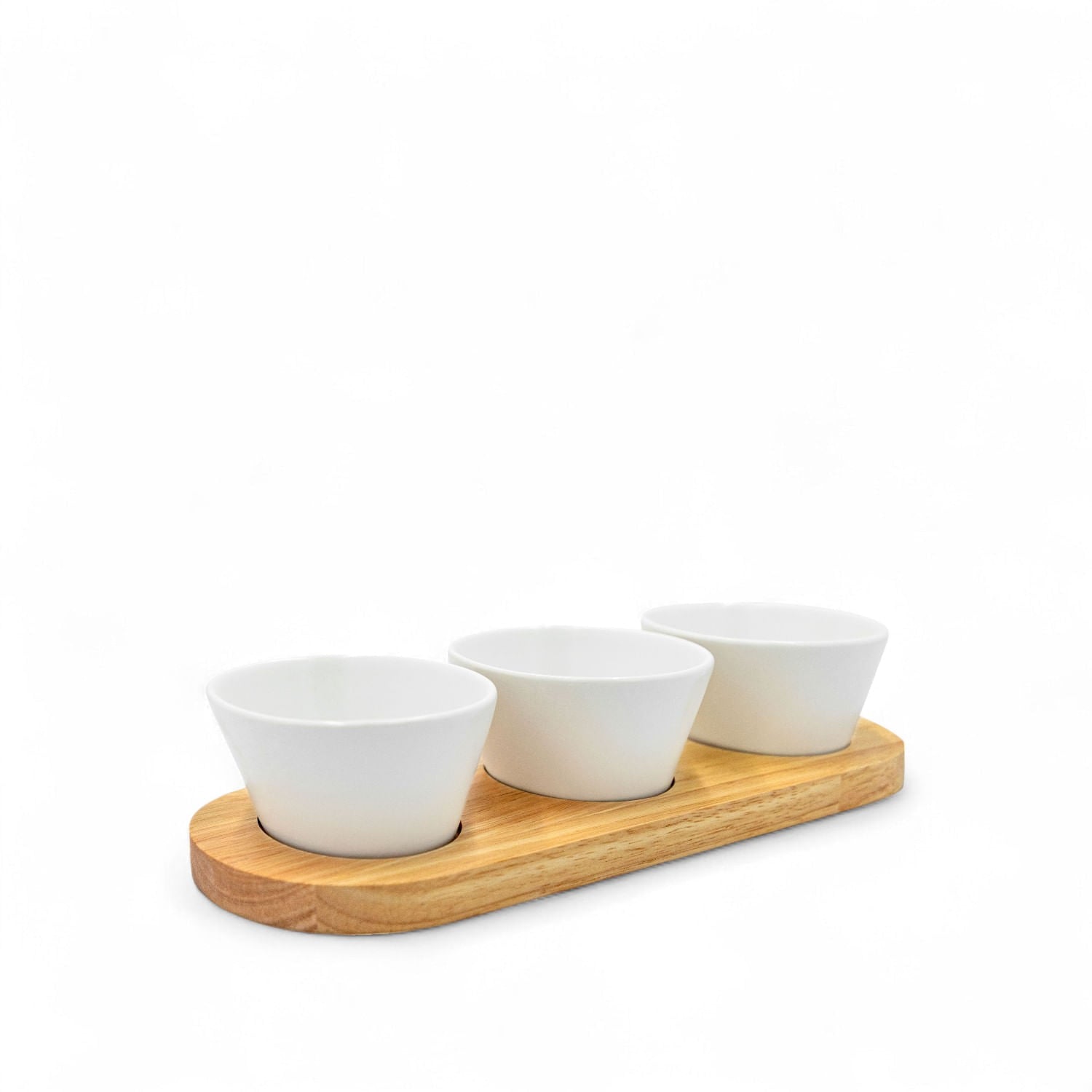 Set salseras cerámica y bandeja