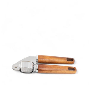 Prensador ajo mango acacia