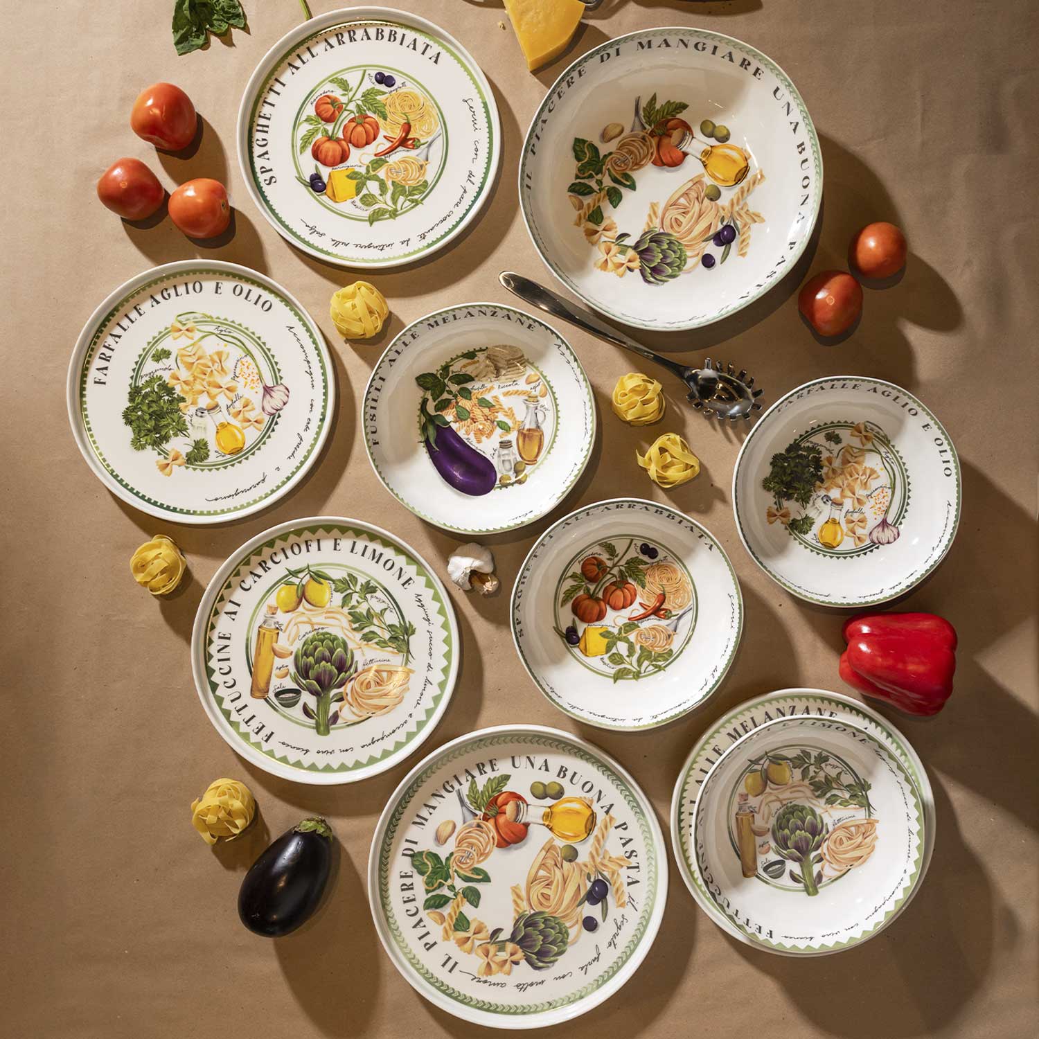 Plato Trattoria 30cm-2-AMBIENTE GOURMET MÉXICO