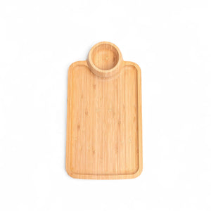 Bandeja en bambú con salsera-2-AMBIENTE GOURMET MÉXICO