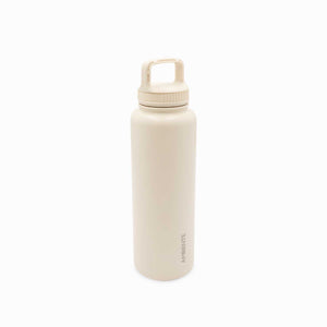 Termo doble pared beige 1 litro