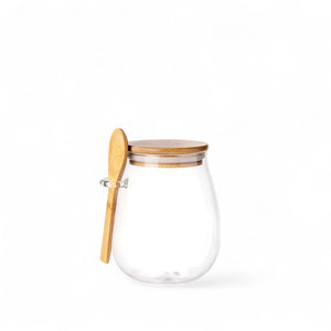 Recipiente con cuchara en bambu mediano-1-AMBIENTE GOURMET MÉXICO