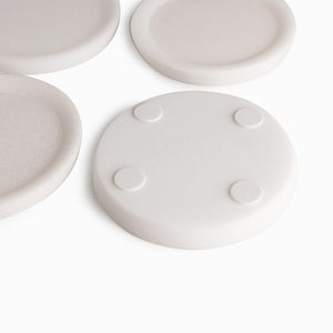 Portavasos mármol set x4