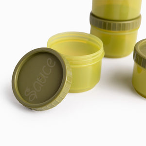 Set Recipientes Para Salsas Verde 40 Ml