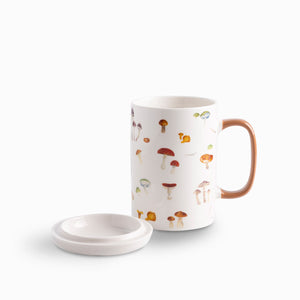 Mug Con Tapa Hongos