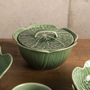 Tazon Con Tapa Huerto Verde 20Cm