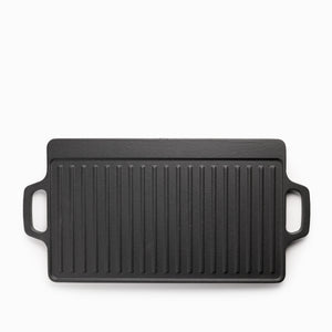 Grill rectangular en hierro fundido 37,5x22,5cm