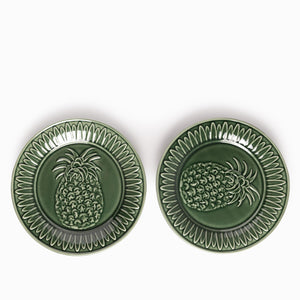 Plato mediano Piña 20cm set x2