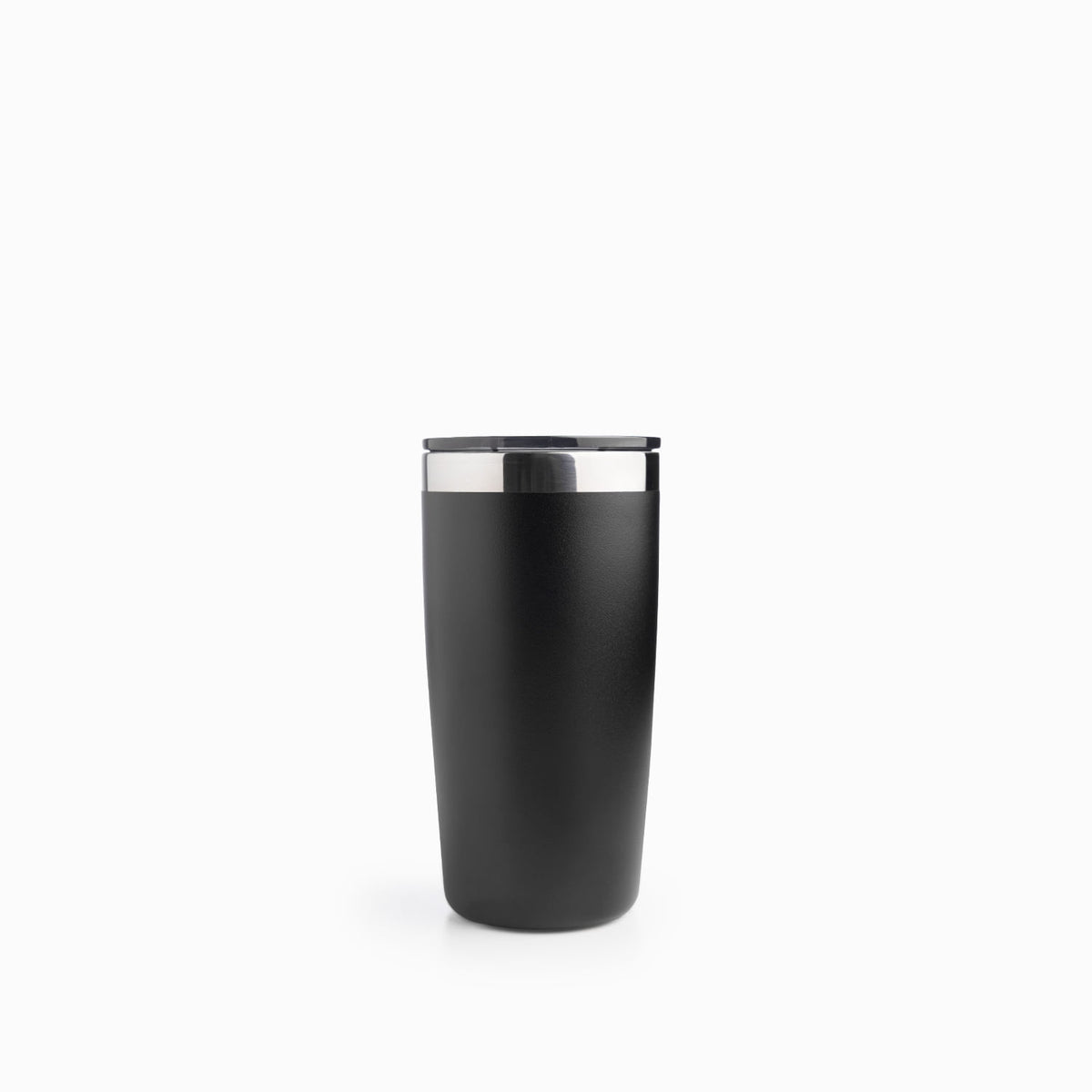 Vaso Doble Pared En Acero Negro 320Ml