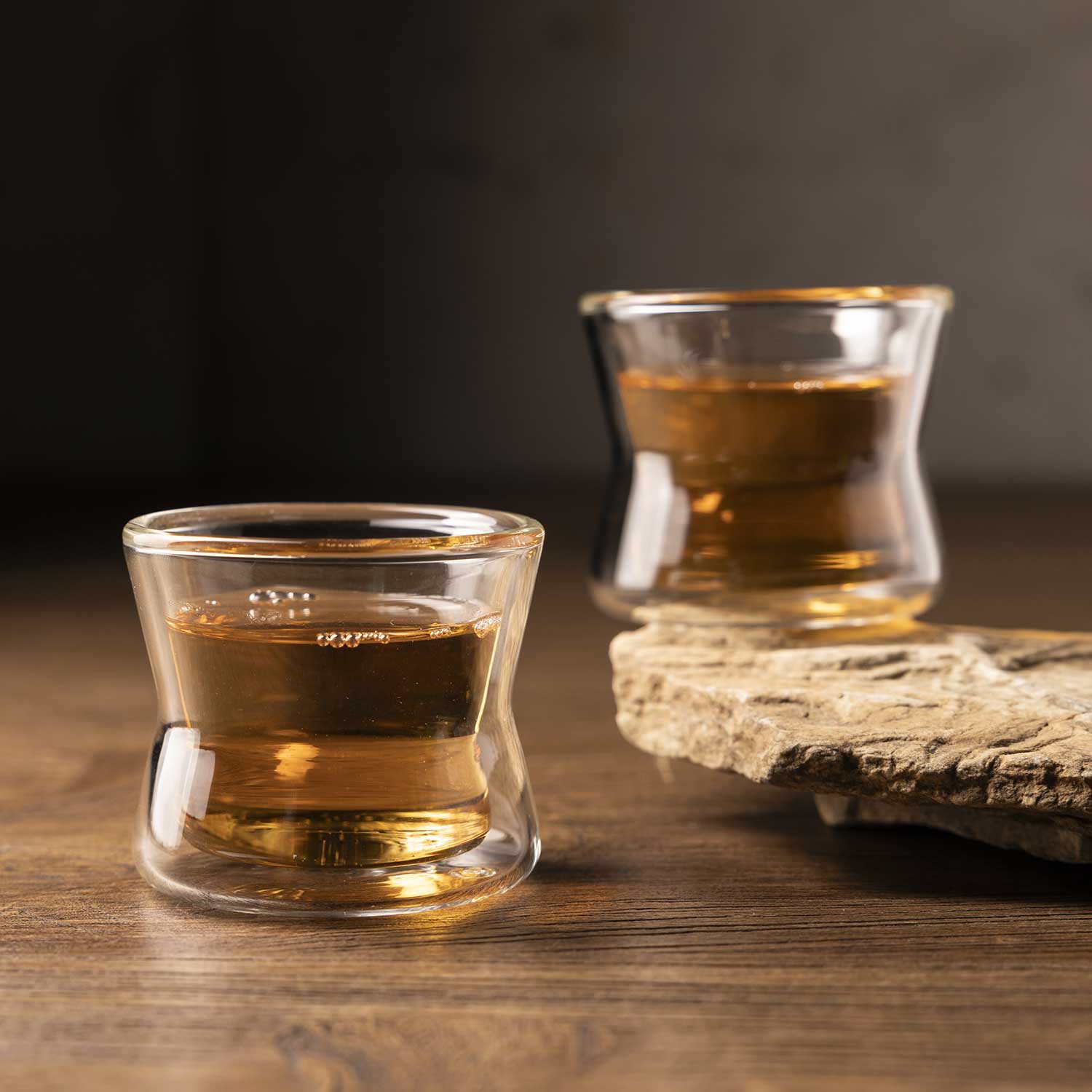 Vaso doble pared 80ml set x2