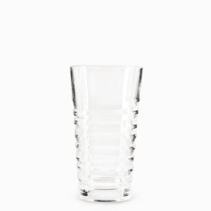 Vaso largo estriado