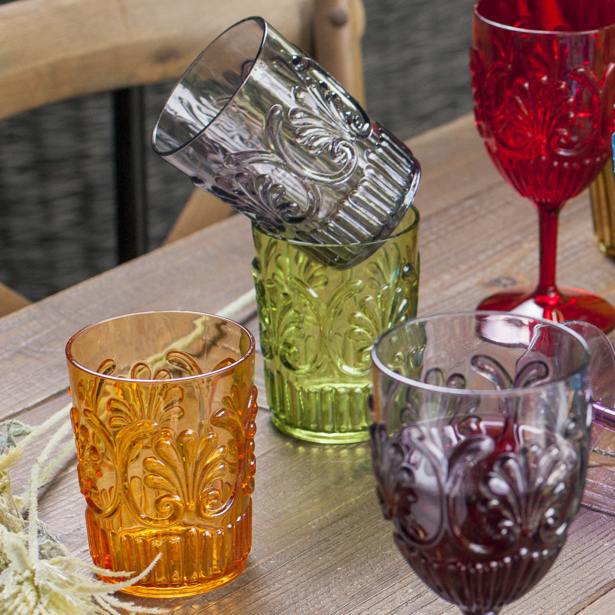 Set de vaso corto gravur