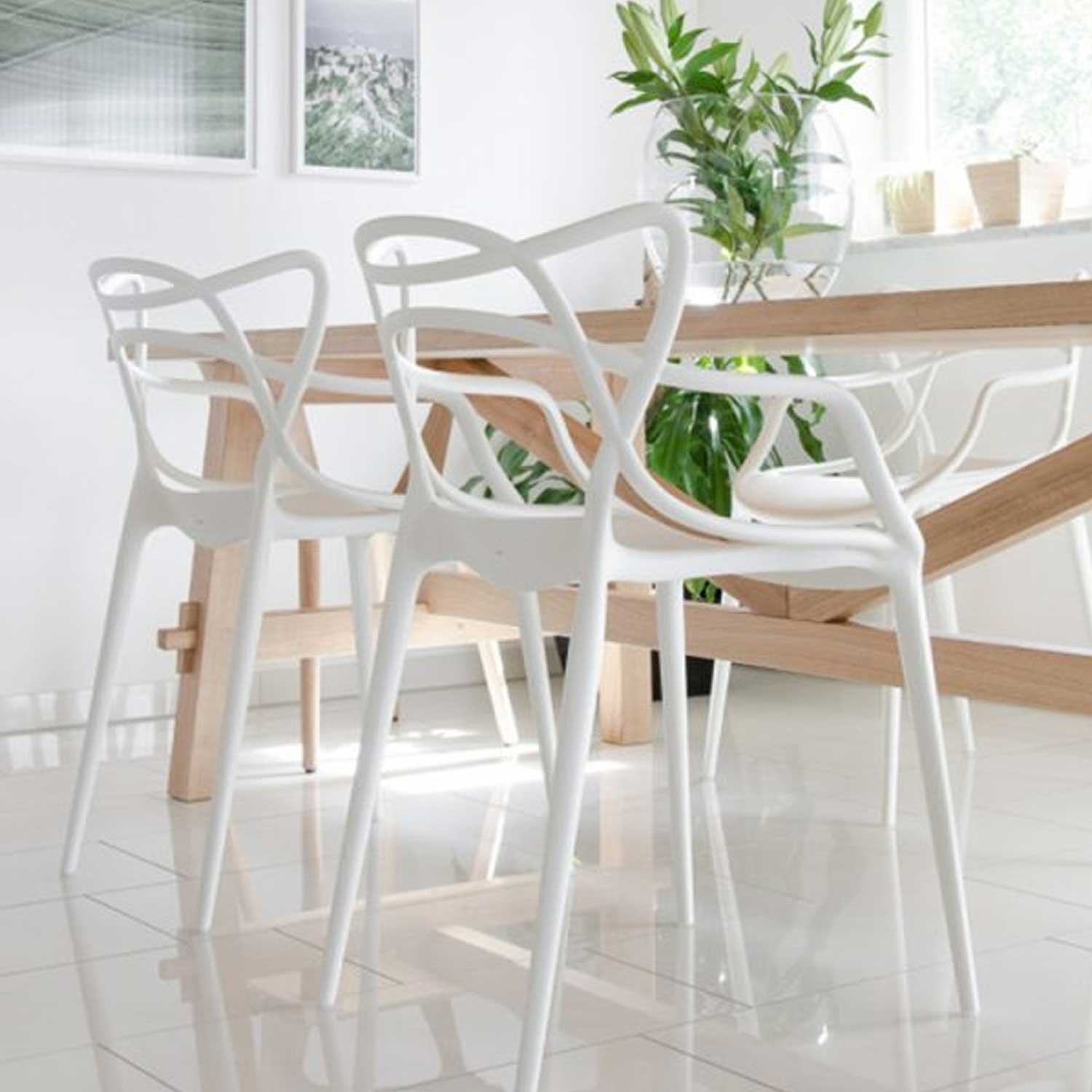 Silla York blanca