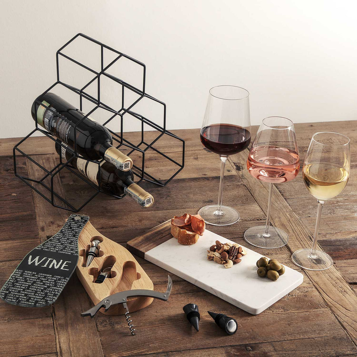 Set x 2 tapas para botella de vino