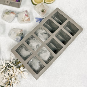 Cubeta hielo en silicona gris