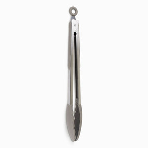 Pinza acero inoxidable y silicona 30 cm