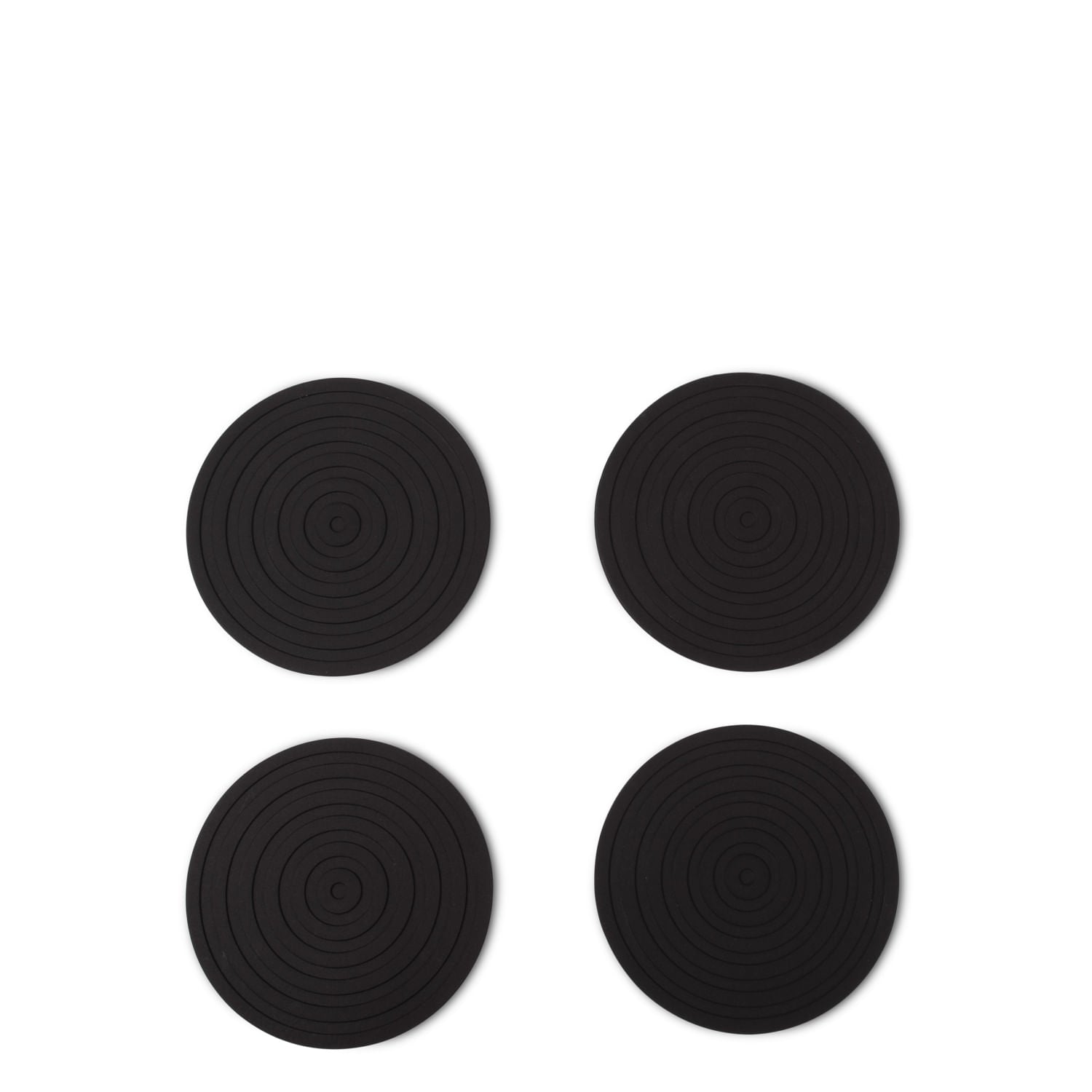 Portavasos en silicona negros