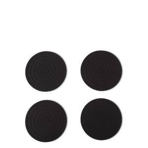Portavasos en silicona negros