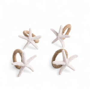 Aros de servilleta estrella de mar setx4 - Ambiente Gourmet México