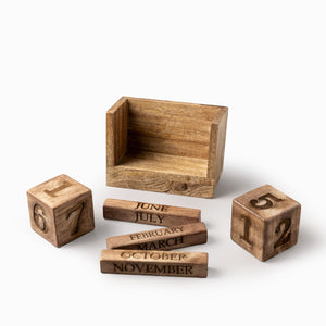Calendario en madera - Ambiente Gourmet México