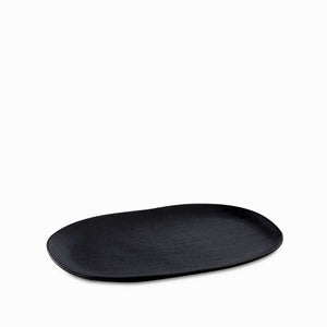 Charola oval negro mate 30cm - Ambiente Gourmet México