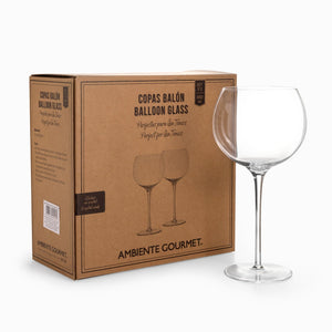 Copa balon en cristal 650 ml setx2 - Ambiente Gourmet México