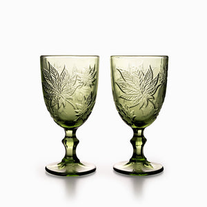 Copa hoja cannabis setx2 - Ambiente Gourmet México