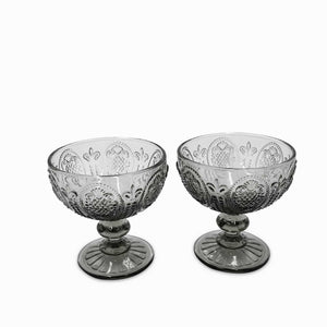 Copa para helado Kenia gris 280ml setx2 - Ambiente Gourmet México