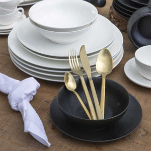 Cubiertos Dublín champaña setx16 - Ambiente Gourmet México