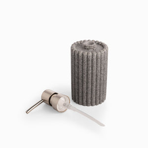 Dispensador De Jabon Rayas Gris - Ambiente Gourmet México
