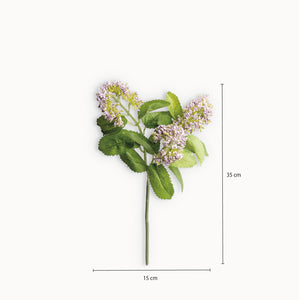 Flor de Tallo Morada 35 cm - Ambiente Gourmet México