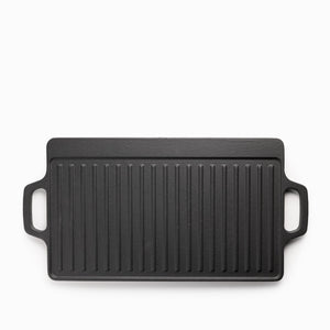 Grill rectangular en hierro fundido 37,5x22,5cm