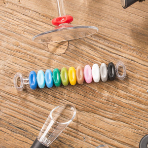 Identificadores de copas set x12 - Ambiente Gourmet México