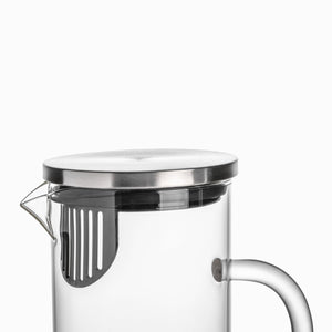 Jarra en vidrio borosilicato con tapa 1300ml - Ambiente Gourmet México