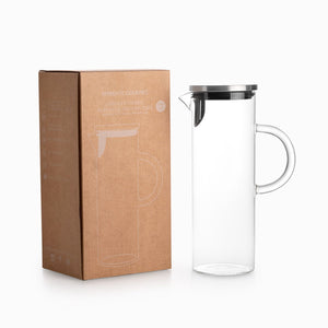 Jarra en vidrio borosilicato con tapa 1300ml - Ambiente Gourmet México