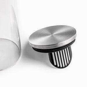 Jarra en vidrio borosilicato con tapa 1300ml - Ambiente Gourmet México