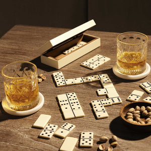 Juego domino blanco y negro - Ambiente Gourmet México