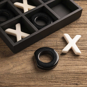 Juego tres en raya blanco y negro - Ambiente Gourmet México