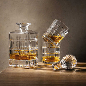 Licorera y vasos para licor ezra setx3 - Ambiente Gourmet México