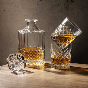 Licorera y vasos para licor lago setx3 - Ambiente Gourmet México