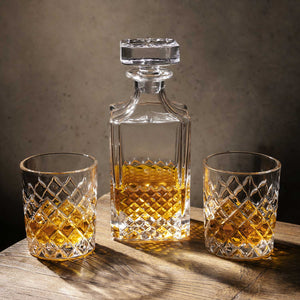 Licorera y vasos para licor lago setx3 - Ambiente Gourmet México