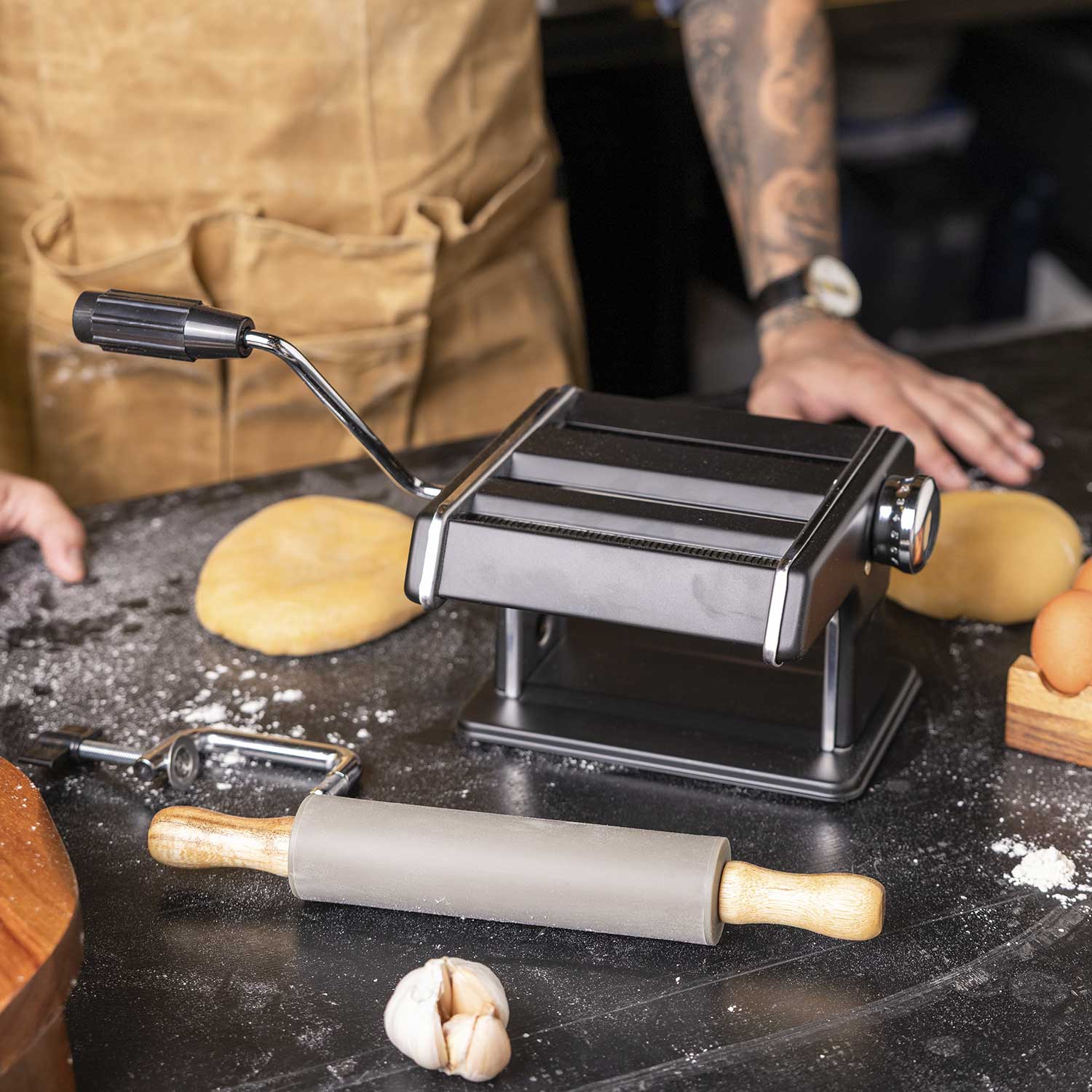 Maquina de pasta negra - Ambiente Gourmet México