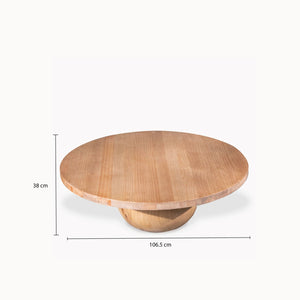Mesa de centro Vasija 38 x 106 x 106 cm