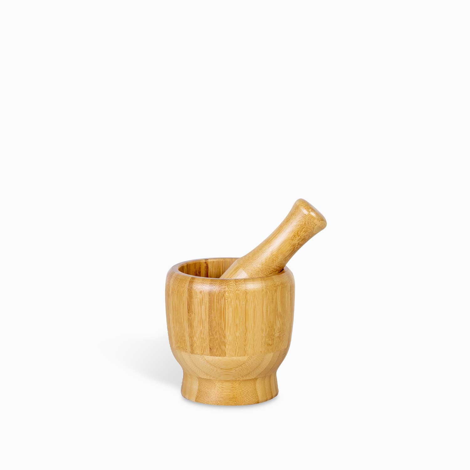 Mortero en bambu - Ambiente Gourmet México