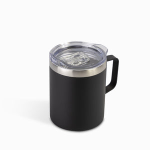 Mug doble pared en acero negro - Ambiente Gourmet México